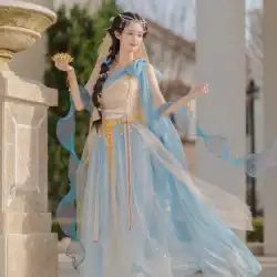 Zhenlu 本物のオリジナルのジャスミン王女漢の要素が改善された漢服西敦煌飛行エキゾチックな服