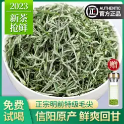 2023 新茶毛尖茶信陽オリジナルスーパーグレード柔らかい芽の濃い風味の緑茶バルク毛尖茶 500 グラム