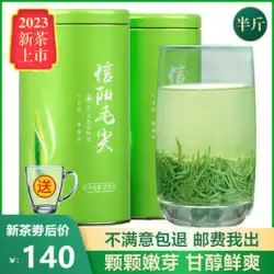 Shiming Xinyang Maojian 2023 新茶 Mingqian 特級芽 Majian 緑茶 香りの強い春茶 バルク 250g
