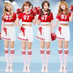 韓国語版のチアリーディング服女性成人学生サッカーベビーパフォーマンス服チアリーディングダンス青少年パフォーマンススーツ