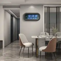 永久カレンダー 2023 新しい壁時計リビングルーム電子時計デジタル時計壁時計モダンなミニマリストの創造的な時計
