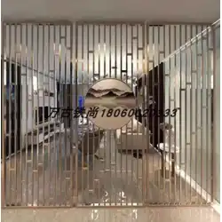 中国風のスクリーンライト高級パーティション装飾寝室カバーホーム防水ガラスポーチ金属格子窓グリルのカスタマイズ