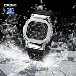 カシオ 腕時計 メンズ レディース スモール スクエア ゴールド ブリック ソーラー 限定 GSHOCK シルバーブロック 電子時計 GMW-B5000