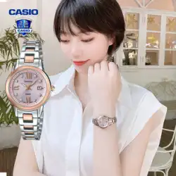 カシオ腕時計女性光沢光高級ニッチ気質ソーラー防水シンプルなクォーツ時計 SHE-4522