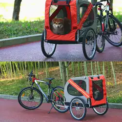 ペットに優しい自転車トレーラー犬カートベビーカー屋外旅行用品ハイキングライブブロードキャストトレーラー