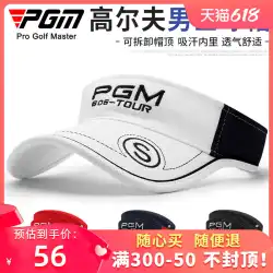 PGM 正規品 取り外し可能なゴルフハット メンズ レディース ゴルフ トップレスハット 超通気性