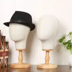 ヘッドモデル帽子ディスプレイスタンド男性と女性のヘッドモデルダミーヘッドジュエリースカーフかつらディスプレイ小道具フェイクリリースヘッドモデル 1