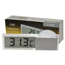 透明吸盤 LCD デジタル車温度計電子温度計カー用品車室内温度監視
