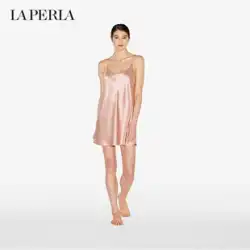 LA PERLA レディース パジャマ SILK 高級セクシーなシルクショートナイトドレスは外でも着用可能