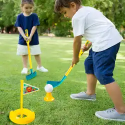 ボーイズゴルフクラブおもちゃ幼稚園ボール 3 歳の赤ちゃん屋外親子スポーツセット子供パズル 2