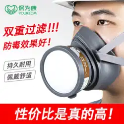 Baoweikang 防毒マスク抗化学ガス抗ホルムアルデヒド工業用ダストスプレーペイント殺虫剤呼吸保護マスク