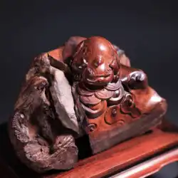 紅木寨海南黄花利香功彫刻天然ボルダリングアーチ素材獣ケースで遊ぶ孤児製品WD026