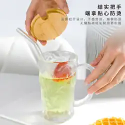 氷河ガラスホーム日本ウォーターカップ女性の朝食カップイン風ビールカップジュースコーヒーカップティーカップ