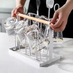 川島家プノンペンガラス水カップ家庭用スーツリビングルーム飲料カップティーカップ高度なセンスライト高級ビールカップ