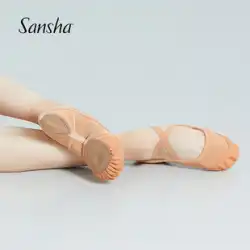 三沙 サンシャ バレエシューズ ダンスシューズ 女性 大人 メッシュ 練習用 ソフトシューズ 体操靴 猫爪靴 83C