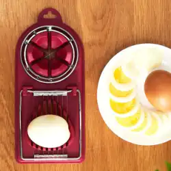 エッグカッターカットエッグカット保存卵ツーインワンカッター家庭用ファンシーカットパインエッグスプリッタースライス