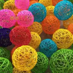 12 センチメートル/センチメートル籐ボール結婚式の装飾フラワーボールカラー籐ボール幼稚園の装飾籐ボールショッピングモールの装飾