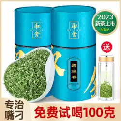 Biluochun 緑茶 2023 新茶スーパーグレード本物の毛尖茶葉を飲むバルク明前春茶芽 250 グラム
