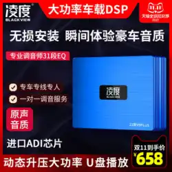 Lingdu カーパワーアンプ DSP オーディオプロセッサ 4 ウェイ 31 セグメントロスレス修正カーハイパワーオーディオサブウーファー