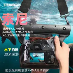 ソニーカメラ専用カメラ防水ケースマイクロ一眼レフレインカバー水中撮影バッグダイビングシェルレンズウォーターバッグ