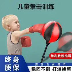 ボクシングスピードボール児童ホームタンブラー垂直手袋男性リアクションボールサンドバッグトレーニング器具セット子供
