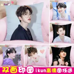 Cai Xukun の枕と同じスタイルの人型周囲ソファ昼寝リビングルーム両面カスタムメイドキルト枕誕生日プレゼント