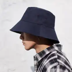 大きなつばのメンズ抗紫外線漁師の帽子潮ブランド大きな頭囲帽子夏の太陽の帽子太陽の帽子サンバイザー帽子