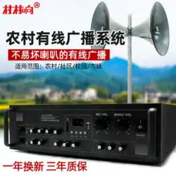 農村放送スピーカーアンプ公共放送システムセットアンプネオジム磁気ツイーターホーン