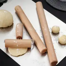 Onlycook ホーム無垢材麺棒キッチンベーキング麺棒餃子の皮特別なツールロッド麺スティックアーティファクト