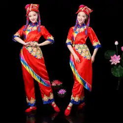 強衣装婦人服李荘ミャオ族ダンスパフォーマンス衣装 2023 新しい少数民族パフォーマンス衣装大人