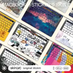 SkinAT は、アップルコンピュータ M1 キーボードフィルム MacBook Pro14/16 保護フィルム Mac Air 15 M2 ステッカーノートブックキーボード表面フィルムクリエイティブアクセサリーに適しています