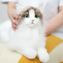 Chongker ペットシミュレーション猫人形人形ぬいぐるみ人形人形女の子の誕生日子供のギフト
