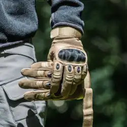 アーミーファンブラックイーグル戦術手袋メンズフルフィンガーアンチカットアンチ刺し戦闘訓練戦闘特殊部隊登山乗馬手袋