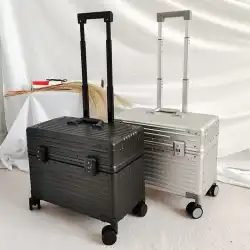 日本に輸出 アルミマグネシウム合金 18 トロリーケース 男性搭乗 20 スーツケース 写真撮影 スーツケース 25 インチ アッパーフリップ