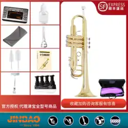 Shufeng 送料無料 Jinbao トランペット楽器 JBTR-400 bB ダウン B チューン 3 音管楽器初心者のための演奏ゴールド