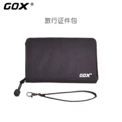 gox 海外旅行ドキュメントバッグ多機能ポータブルストレージ旅行パスポートバッグ保護ケース防水財布チケットホルダー