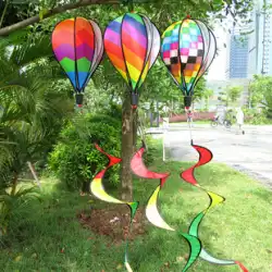 Xibao 熱気球 風車 サスペンションタイプ 風回転 風バー 不動産公園 アトラクションアレンジメント 幼稚園ネット レッドデコレーション