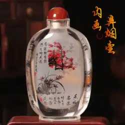 ロイヤルギフト高級手描きインテリア絵画嗅ぎタバコボトル中国風の創造的な装飾工芸品ビジネスギフト