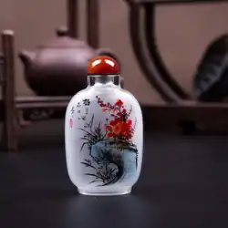 内側塗装嗅ぎタバコ瓶非遺産外国人へのギフト海外ギフト外交ギフト中国の特色ある工芸品創造的な装飾