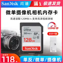 SanDisk SanDisk 128g メモリカード class10 高速 SDXC Canon Sony マイクロ一眼レフカメラカード