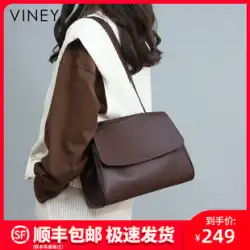 Viney バッグ 2022 新ファッションショルダーメッセンジャーバッグ大容量多用途トートバッグ 2023 本革ハンドバッグ