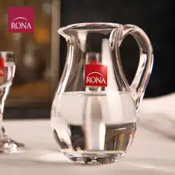 チェコ RONA オリジナル輸入クリスタルガラス 赤ワイン・白ワインディスペンサー フェアカップ デキャンタ お酒 一口カップ