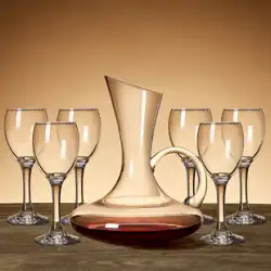 ヨーロピアンスタイル ホテル ホテル 白ワイン グラス セット ゴブレット ワイングラス 小 赤ワイングラス デキャンタ 6個