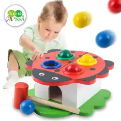 木製早期教育 幼児 知育玩具 もぐらたたき おもちゃ ハンマー ハンマー ゲーム機 女の子 1-2-3歳