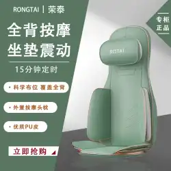 Rongtai RT2195 頸椎練りクッション肩首腰背中ヒップ多機能家庭用電気ボディマッサージチェアクッション