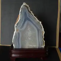 水翡翠氷魂天然瑪瑙原石装飾品シルクラップ瑪瑙縞瑪瑙結晶装飾品のさまざまなオブジェクト