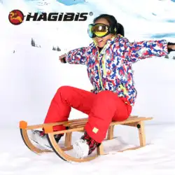 HAGIBIS 折りたたみスキーカー オリジナル木製そり 氷そり 無垢材 スノーボード 氷雪場
