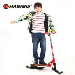 HAGIBIS 両用スキーカー アイアン スノーボード ソリボード 子供用 スケートカー アイススノー可