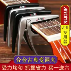 正規品 AROMA アーノマ プロフェッショナル クラシックギター カポメタル クラシックギター クリップ チェンジャー AC-02