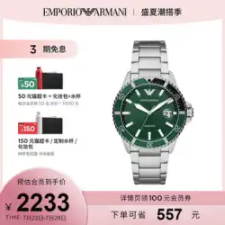 【中国のバレンタインギフト】アルマーニ Armani メンズ 腕時計 グリーン ウォーター ゴースト ビジネス ファッション クォーツ ウォッチ AR11338